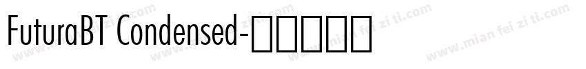 FuturaBT Condensed字体转换